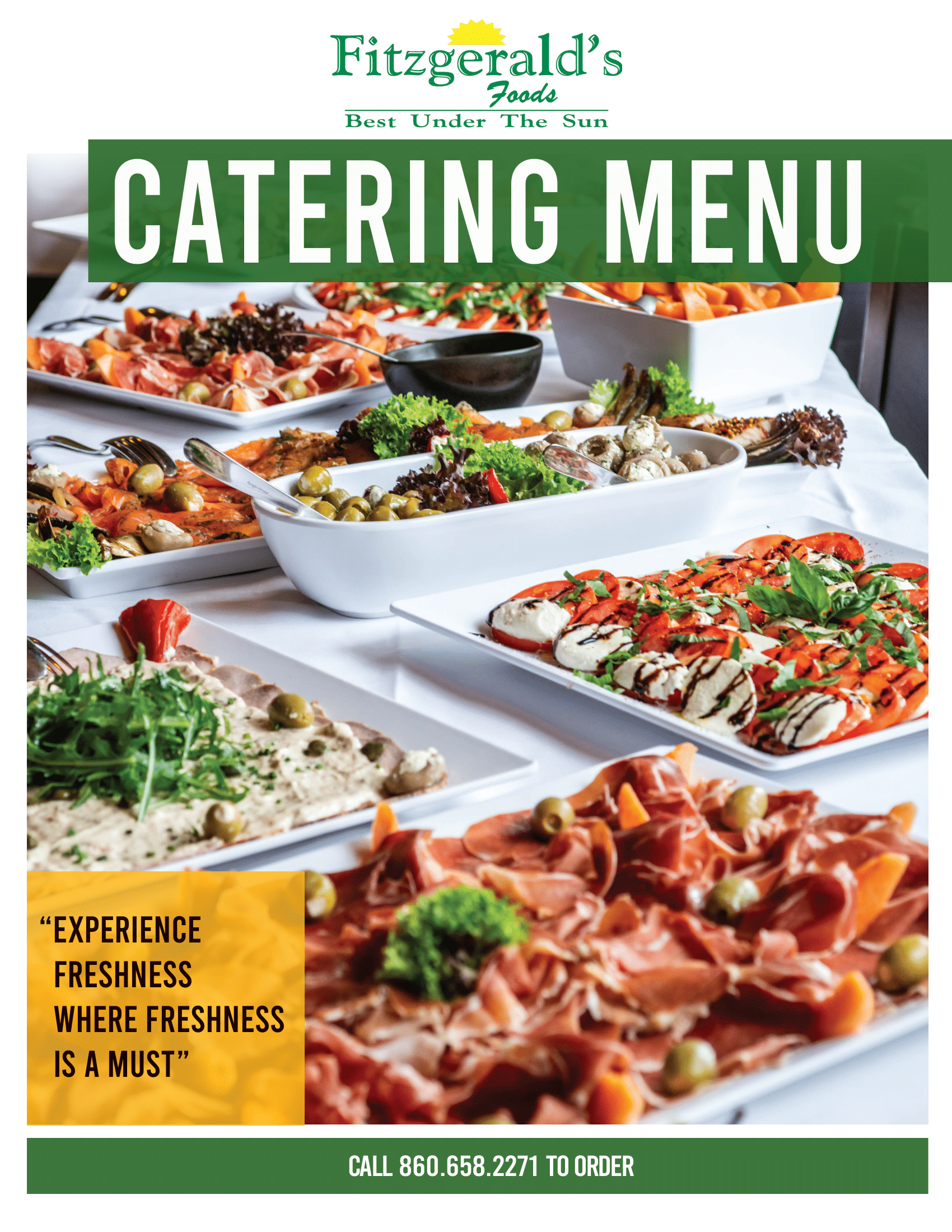 Catering Menu Fitzgerald's Foods